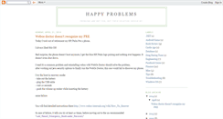 Desktop Screenshot of happyproblems.blogspot.com