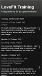 Mobile Screenshot of lovefittraining.blogspot.com