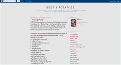 Desktop Screenshot of beetandpotatoes.blogspot.com