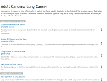 Tablet Screenshot of adultcancerslungcancer.blogspot.com