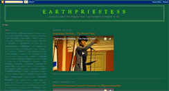 Desktop Screenshot of earthpriestess.blogspot.com
