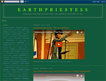 Tablet Screenshot of earthpriestess.blogspot.com