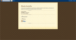 Desktop Screenshot of letralia.blogspot.com