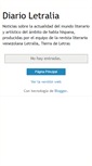 Mobile Screenshot of letralia.blogspot.com