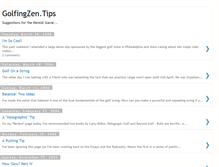 Tablet Screenshot of golfingzen-tips.blogspot.com