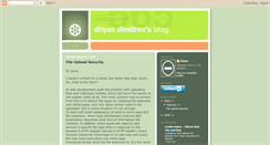 Desktop Screenshot of dilyandimitrov.blogspot.com