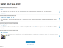 Tablet Screenshot of derekandtaraclark.blogspot.com