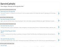 Tablet Screenshot of darwincatholic.blogspot.com