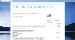 Desktop Screenshot of e-sihat866.blogspot.com