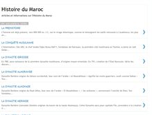 Tablet Screenshot of histoire-du-maroc.blogspot.com