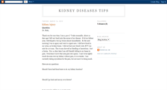 Desktop Screenshot of kidneydiseasestips.blogspot.com