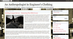 Desktop Screenshot of anthroengineer.blogspot.com