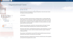 Desktop Screenshot of organizationalcases.blogspot.com