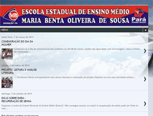 Tablet Screenshot of escolamariabenta.blogspot.com