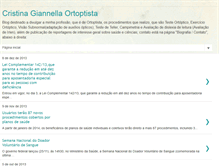 Tablet Screenshot of cristinagiannellaortoptista.blogspot.com