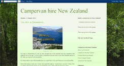 Desktop Screenshot of campervanhirenewzealand.blogspot.com
