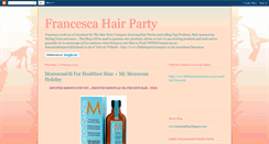 Desktop Screenshot of francescahairparty.blogspot.com