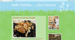 Desktop Screenshot of dallapadellaallacattedra.blogspot.com