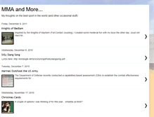 Tablet Screenshot of mmaandmore.blogspot.com