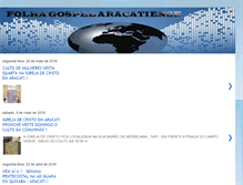 Tablet Screenshot of folhagospelaracatiense.blogspot.com