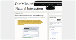 Desktop Screenshot of 3dkinect.blogspot.com