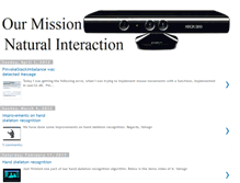 Tablet Screenshot of 3dkinect.blogspot.com