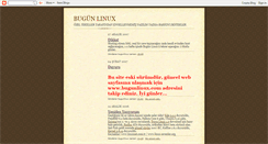 Desktop Screenshot of bugunlinux.blogspot.com