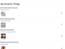 Tablet Screenshot of myfavoritethingsco.blogspot.com