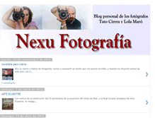 Tablet Screenshot of nexufotografia.blogspot.com