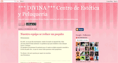 Desktop Screenshot of esteticadivina.blogspot.com