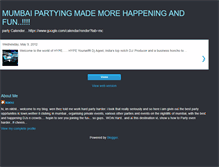 Tablet Screenshot of mumbaiparties.blogspot.com
