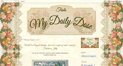 Desktop Screenshot of mydailydoseblogspotcom.blogspot.com