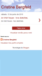 Mobile Screenshot of cristinebergfeld.blogspot.com