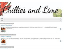 Tablet Screenshot of chilliesandlime.blogspot.com