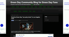 Desktop Screenshot of greenday-american-idiots.blogspot.com