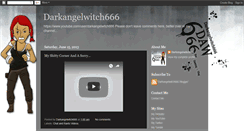 Desktop Screenshot of darkangelwitch666.blogspot.com