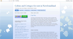 Desktop Screenshot of cottages-in-newfoundland.blogspot.com