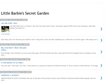 Tablet Screenshot of littlebarbiesecretgarden.blogspot.com