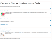 Tablet Screenshot of ecanaescola.blogspot.com