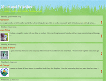 Tablet Screenshot of museandwhether.blogspot.com