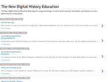 Tablet Screenshot of digitalhistoryeducation.blogspot.com