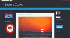 Desktop Screenshot of learningzealot.blogspot.com
