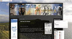 Desktop Screenshot of heritageofhunza.blogspot.com