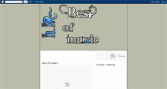 Desktop Screenshot of bestofmuzic.blogspot.com