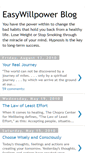 Mobile Screenshot of easywillpower.blogspot.com