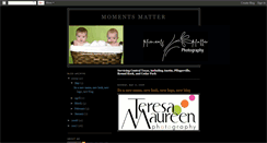 Desktop Screenshot of momentsmatterphotography.blogspot.com