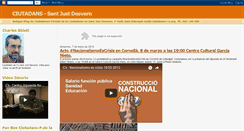 Desktop Screenshot of ciutadanssantjust.blogspot.com