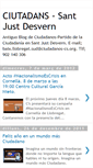 Mobile Screenshot of ciutadanssantjust.blogspot.com