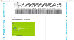 Desktop Screenshot of loteria4.blogspot.com