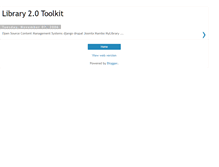 Tablet Screenshot of library20toolkit.blogspot.com